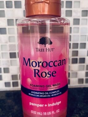 NEW Tree Hut Moroccan Rose Body Wash 18 oz